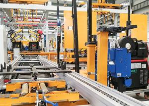 Quality Cement Pump Truck Robotic Arm Car Manufacturing / Robot Automatic Assembly Line wholesale
