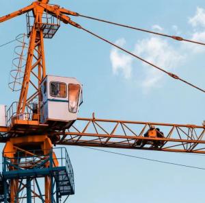 Quality Red Hammerhead Boom Crane 12T for tall building wholesale