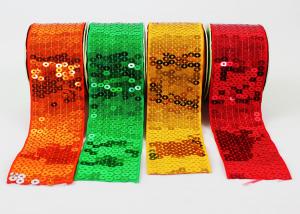 Quality 100% Nylon Sequin Grosgrain Ribbon Widely Used in Hair Accessories Decoration wholesale