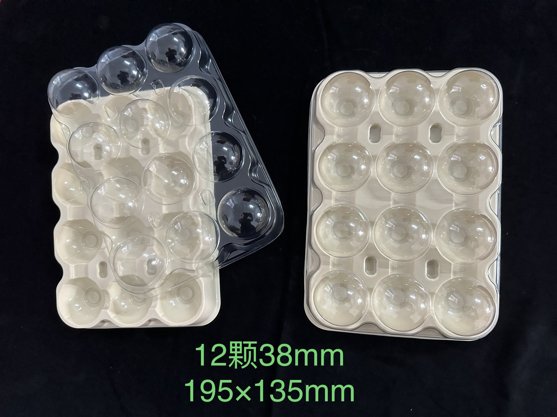 Custom Blister Transparent 54 Cavity Pet Berry Fruit Clamshell Box Disposable Yangmei Fruit Clear Plastic Container Packing Box