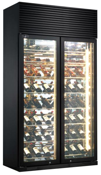 Horizontal Wine Bottle Cooler Compressor Cooler Fan Cooling System Wine