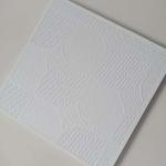 SGS Certified Acoustic Vinyl Coated PVC Gypsum Suspended Ceiling Board