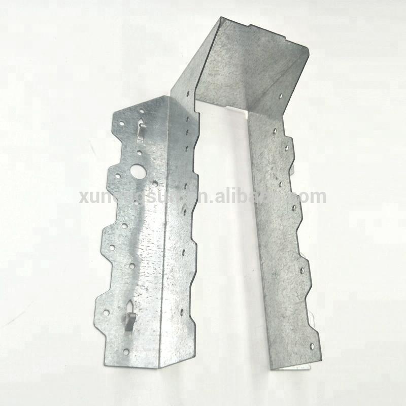 45x180 Hot Dip Galvanized Steel Joist Hangers for Wooden Frame ISO9001 2008 Certified