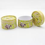 Gold Foil Stamping Cardboard Tube Gift Box For Necklace Jewelry Packaging