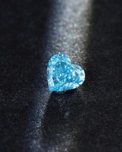 Quality IGI Certified Fancy Intense Blue CVD Heart Shape Synthetic Diamond 100% Diamond 2ct wholesale