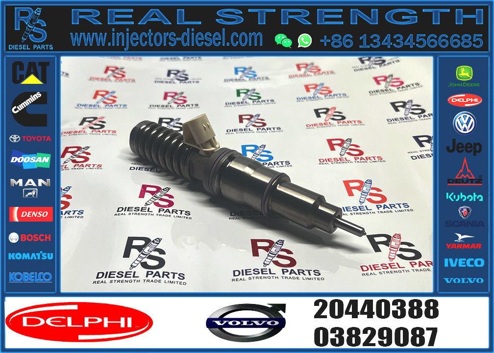 Diesel Fuel Injector 20440388 20363749 3803654 For VOLVO FM/FH/NH 12 B12 FM9 D12D Common Rail Injector 20440388 BEBE4C01001