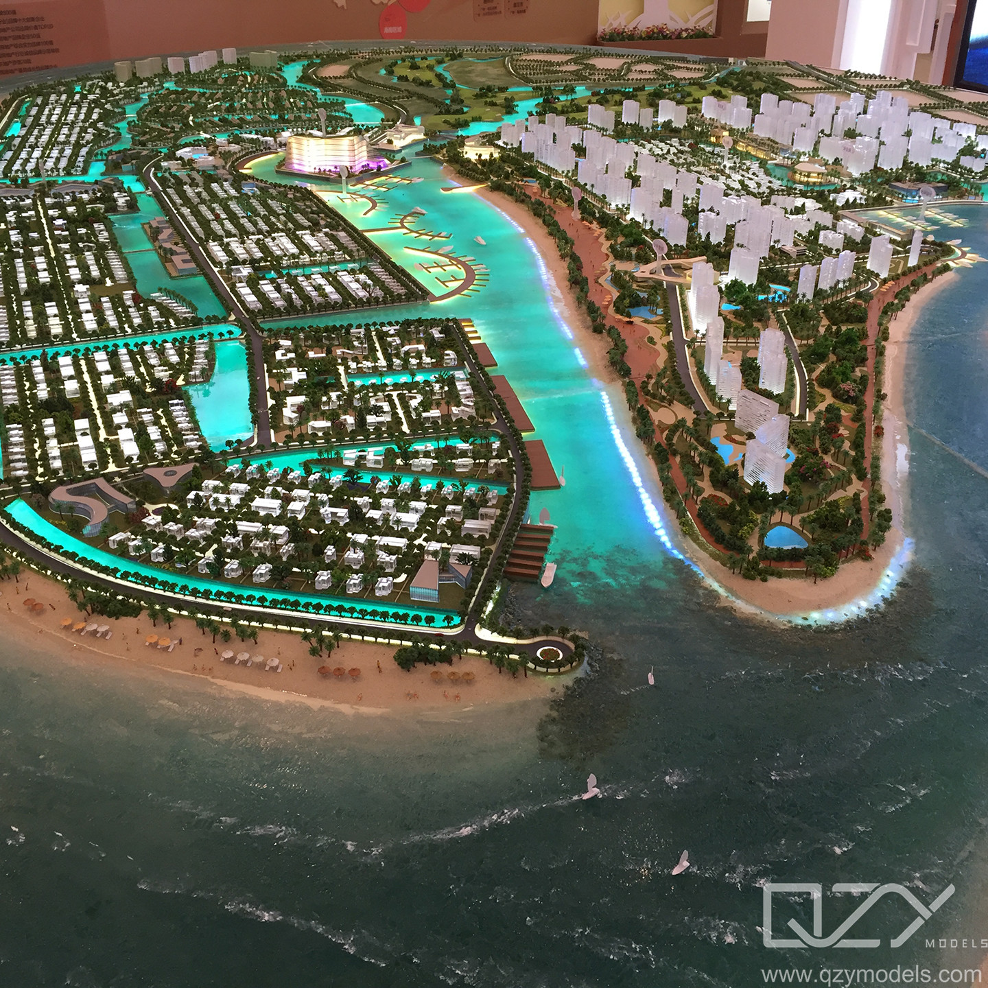 Country Garden 1/750 The Heart of Hainan Model Architectural Maquette