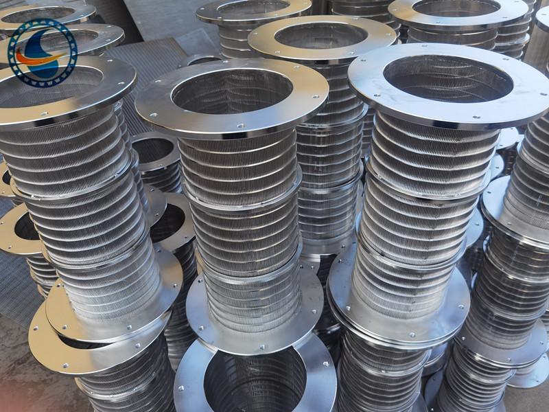 Non Clogging Stainless Steel 304 Johnson Wedge Wire Screens For Pulp Filter