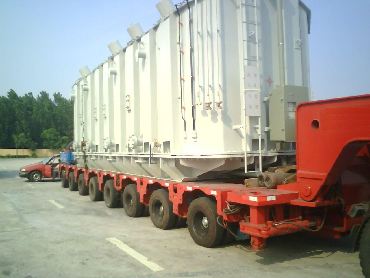 Max Payload 3000ton Goldhofer Modular Trailer Type Hydraulic Lowering Trailer