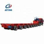 8 Lines 16 Axles Low Bed Semi Hydraulic Modular Trailer Suitable for Heavy Duty