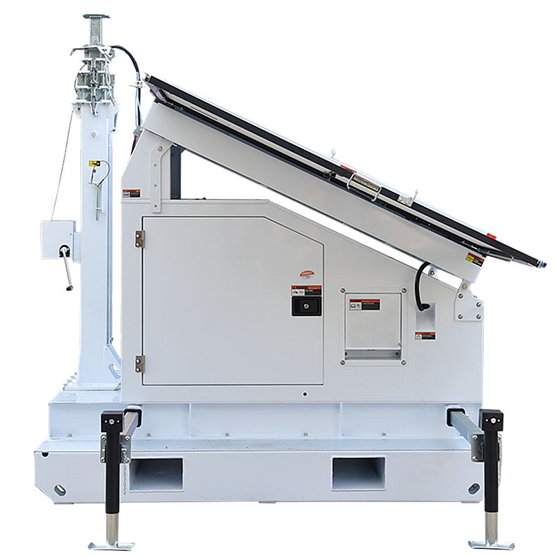 Construction Sites And Outdoor Events Made Brighter With Solar Light Tower Rental 3 × 460W Solar Panels Included