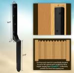 Farm Fence Heavy Duty Steel Fence Post Repair Stakes with Powder Coated Coated