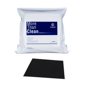 Quality Black Polyester Knit Cleanroom Inspection Wipe With Laser Sealed Edges 9&quot; X 9&quot; wholesale