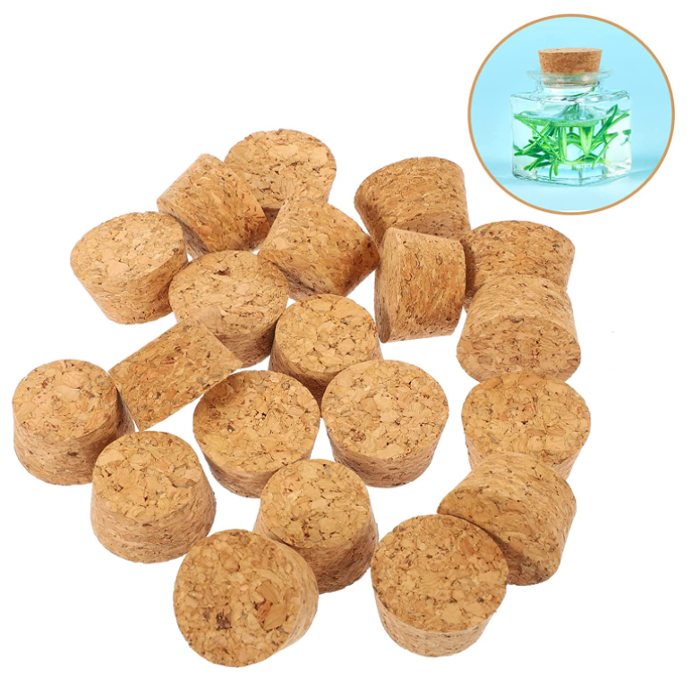 Bottle Stopper T Shaped Wine Cork Reusable Wooden Cord Lid Rubber Screw Cap Glass Lid