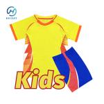 Breathable Kids Soccer Jerseys Quick Dry Fabric Weight 145gsm