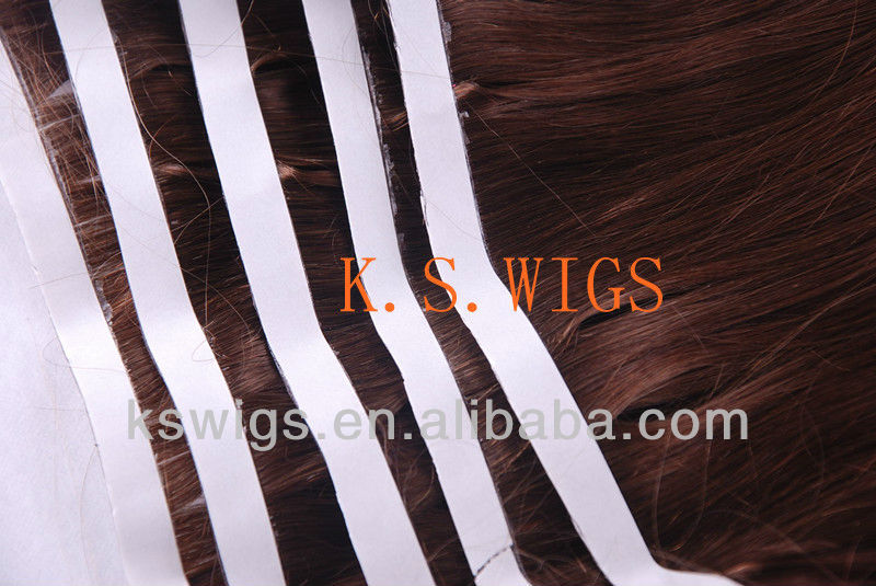 AAAA 100% High quality Russian human hair extension-tape hair, 20pcs/pk