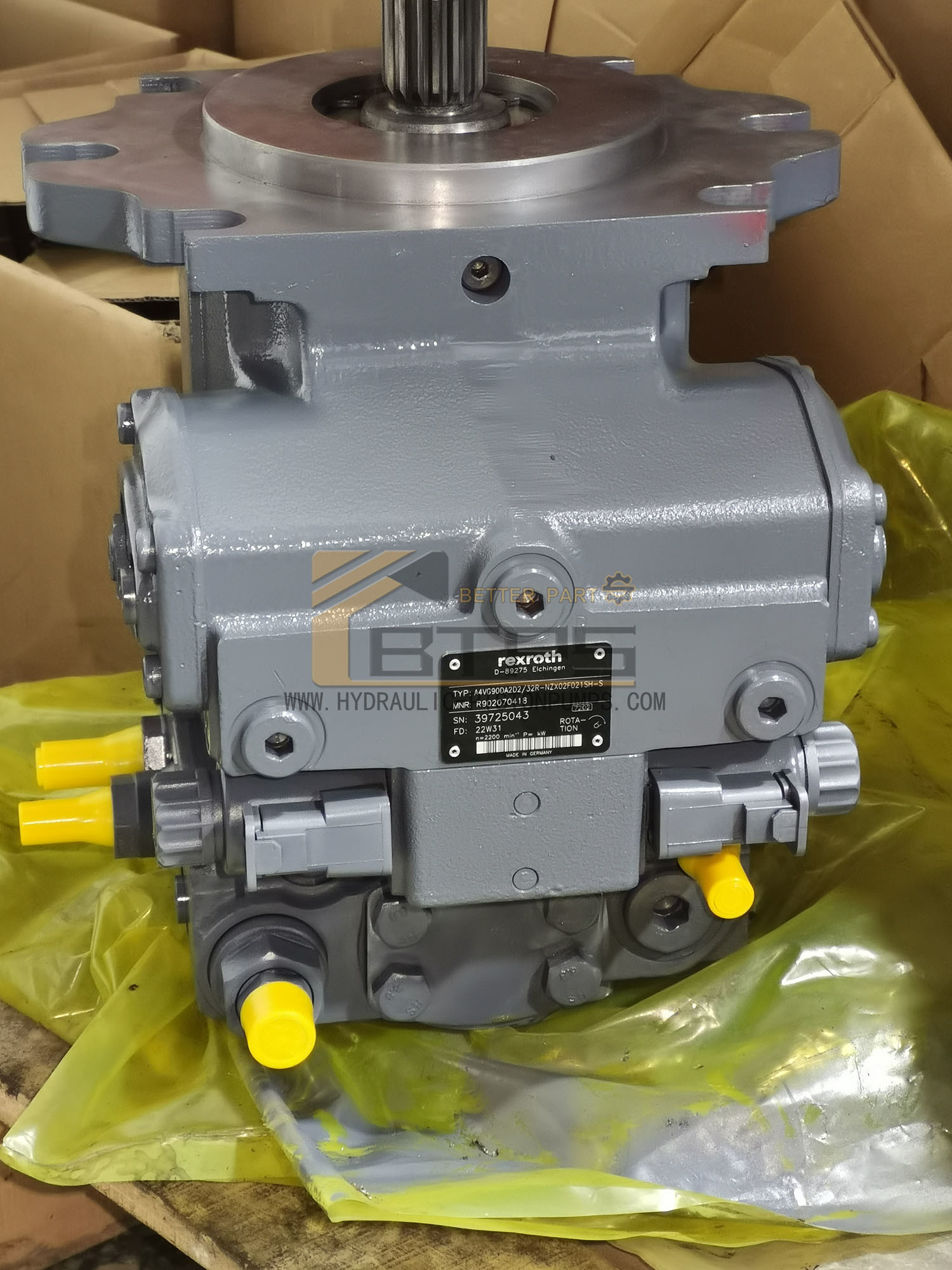 A4VG90DA2D2/32R-NZX02F021SH-S Series Rexroth Hydraulic Pump A4VG125 A4VG180