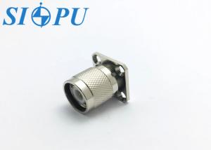Quality Male RF Coaxial TNC Connectors Flange Mounted Straight Type wholesale