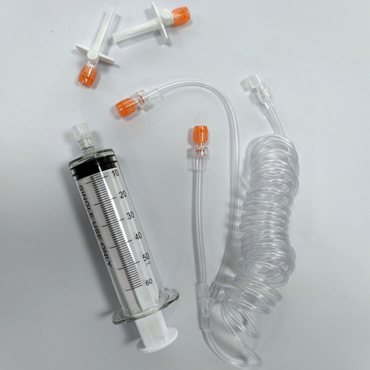 Disposable Sterile CT Injector Syringe High Pressure Angiographic Syringe