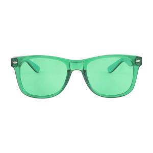 Quality UV 400 Color Therapy Sunglasses UVB Protective 9 Color Lenses wholesale