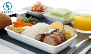 Quality Fine Porcelain Savall Airline Dinnerware Rectangle Bone China Dinner Sets wholesale