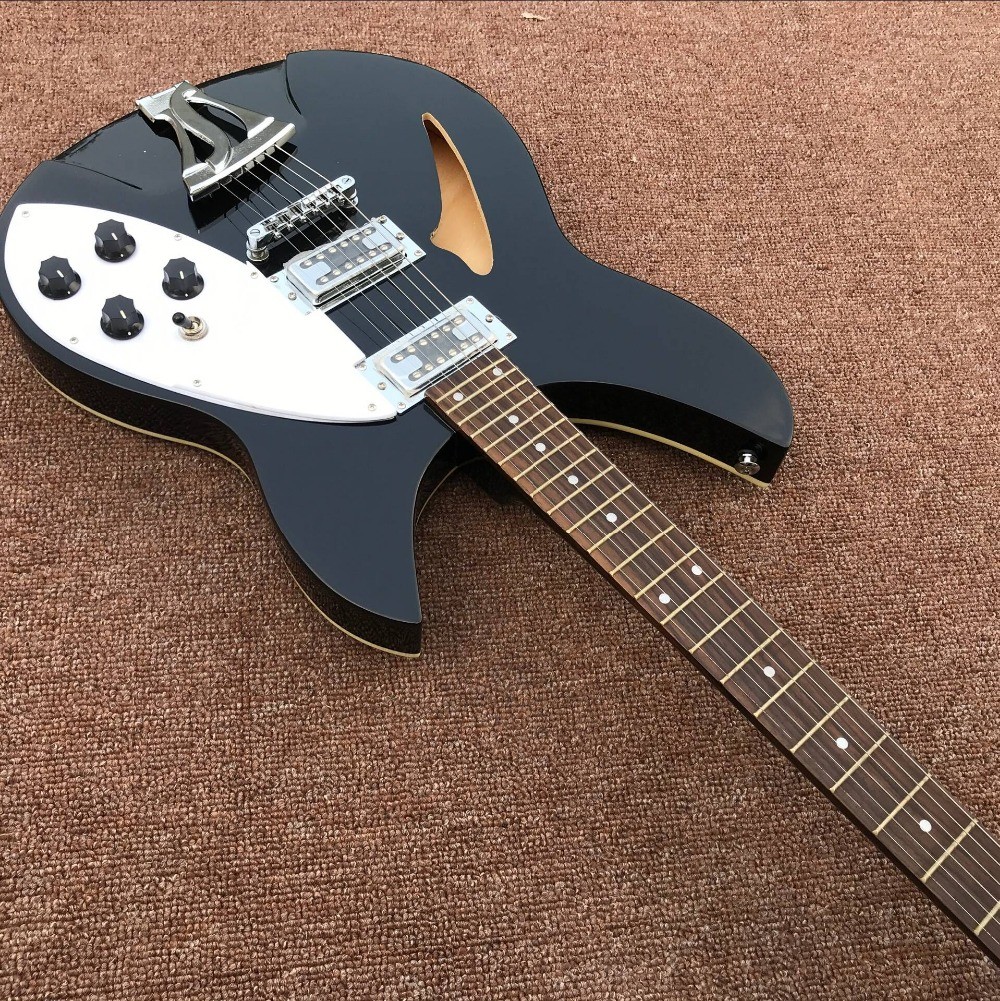 Custom shop.F hollow body jazz Electric Guitar. with 3 pickups gitaar.vibrato system.musical instruments