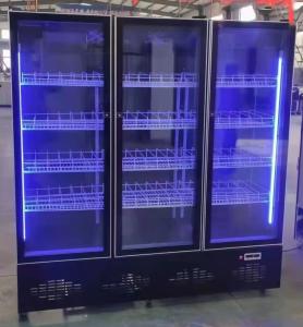 Quality Air Cooled Glass Door Vertical Upright Drink Beer Wine Refrigerator Cabinet Chiller wholesale