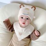 Ins Hot Sales 2-Piece Adjustable Stretchy Soft Bibs Turban Top Hats Caps Knot