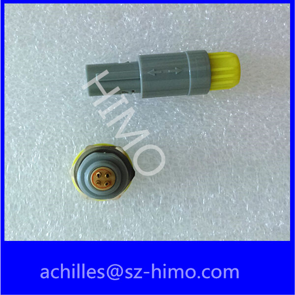 plastic 3pin quick cable lemo connector
