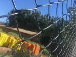 cyclone residential chain link fabric hurricane fence