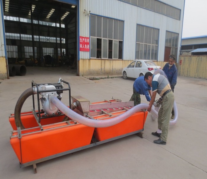 River Portable 7hp Small Gold Dredge Water Flow 35m3/H Mini With Highbanker