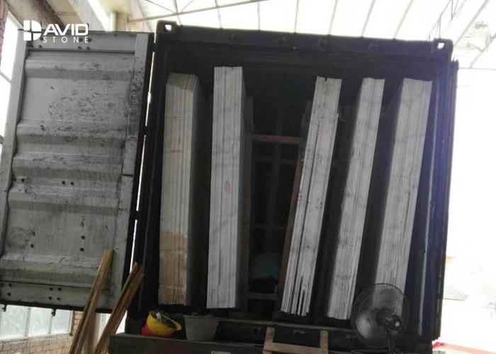 Factory lowest white marble price high purity whiteness 95 glossy polishing