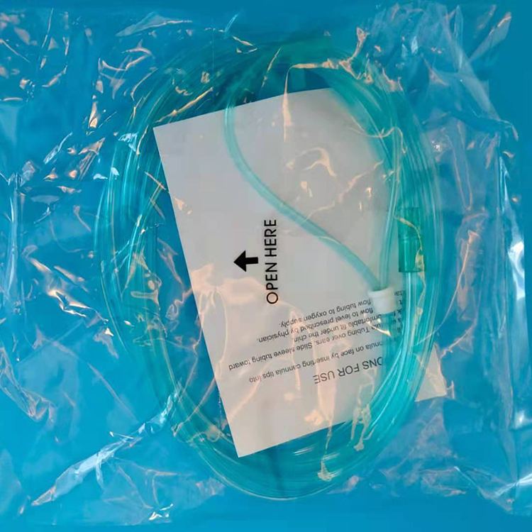 Medical Sterile Disposable nasal oxygen tube oxygen tube 1m3 medical oxygen tubing DV452