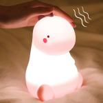 16 Color Changing Silicone Dinosaur Night Light Animal Silicone Night Lamp USB