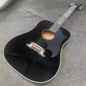 Quality Miniature Acoustic Guitar ELVIS PRESLEY Dove Ebony Custom Black wholesale