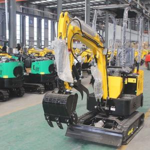 Quality 1600kg Bucket Wheel Excavator Hydraulic Transmission Smallest Mini Digger wholesale