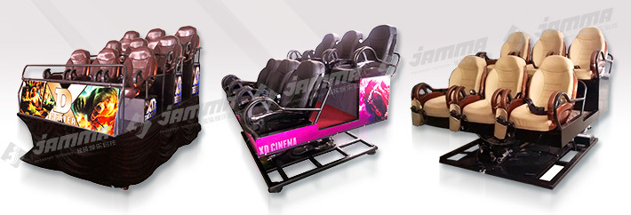 Indoor 7D Cinema Simulator Theater Equipment Special Effects Motion Chairs