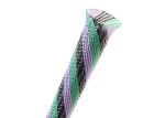 Colorful PET Expandable Braided Sleeving Heat Proof For Cable Harness