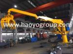 Professional supplier Stationary hydraulic Knuckle Boom Crane with clamshell