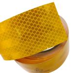 Ultra Strong PET Yellow Reflective Tape For Truck Highway