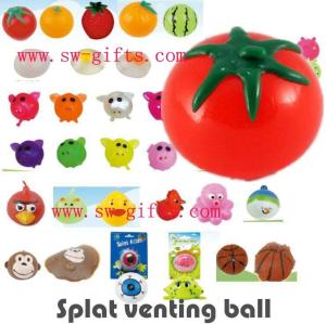 Quality Vent ball decompression toys toy novelty Creative Smash it Sticky Toys Sticky Animal Splat wholesale