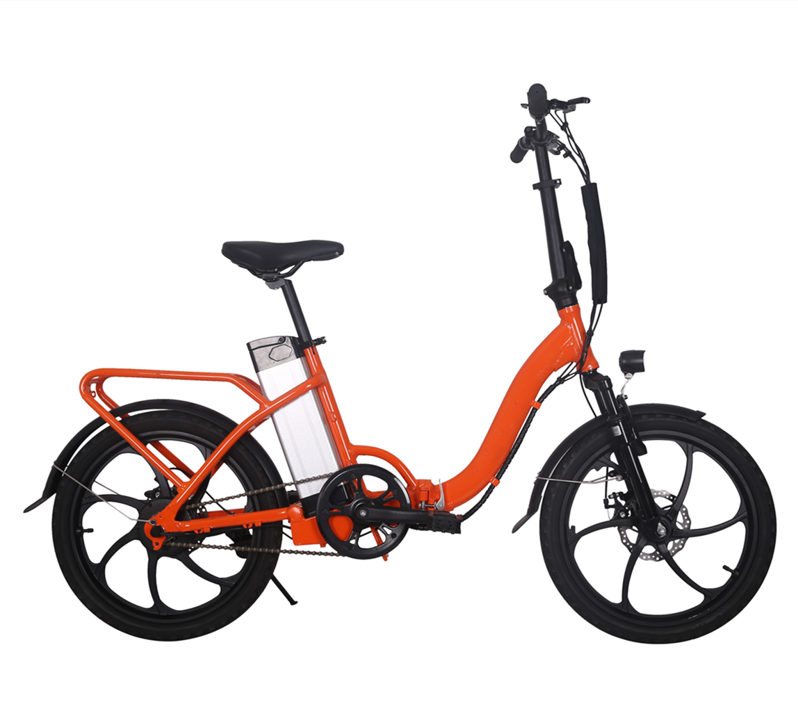 2019 most beautiful 20 inch foldable ebike with disc brake down tube battery position