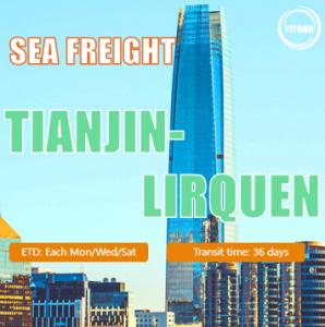 Quality Tianjin To Lirquen Chile International Sea Freight Logistics FOB CIF Term wholesale