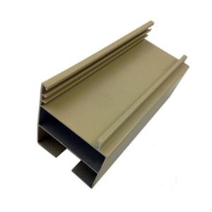 Quality 6063 Extruded Powder Coated Cream Aluminum Profiles For Windows wholesale