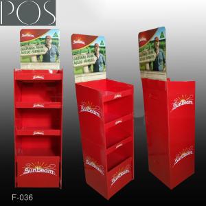Quality point of sale offset printing tea display stand wholesale