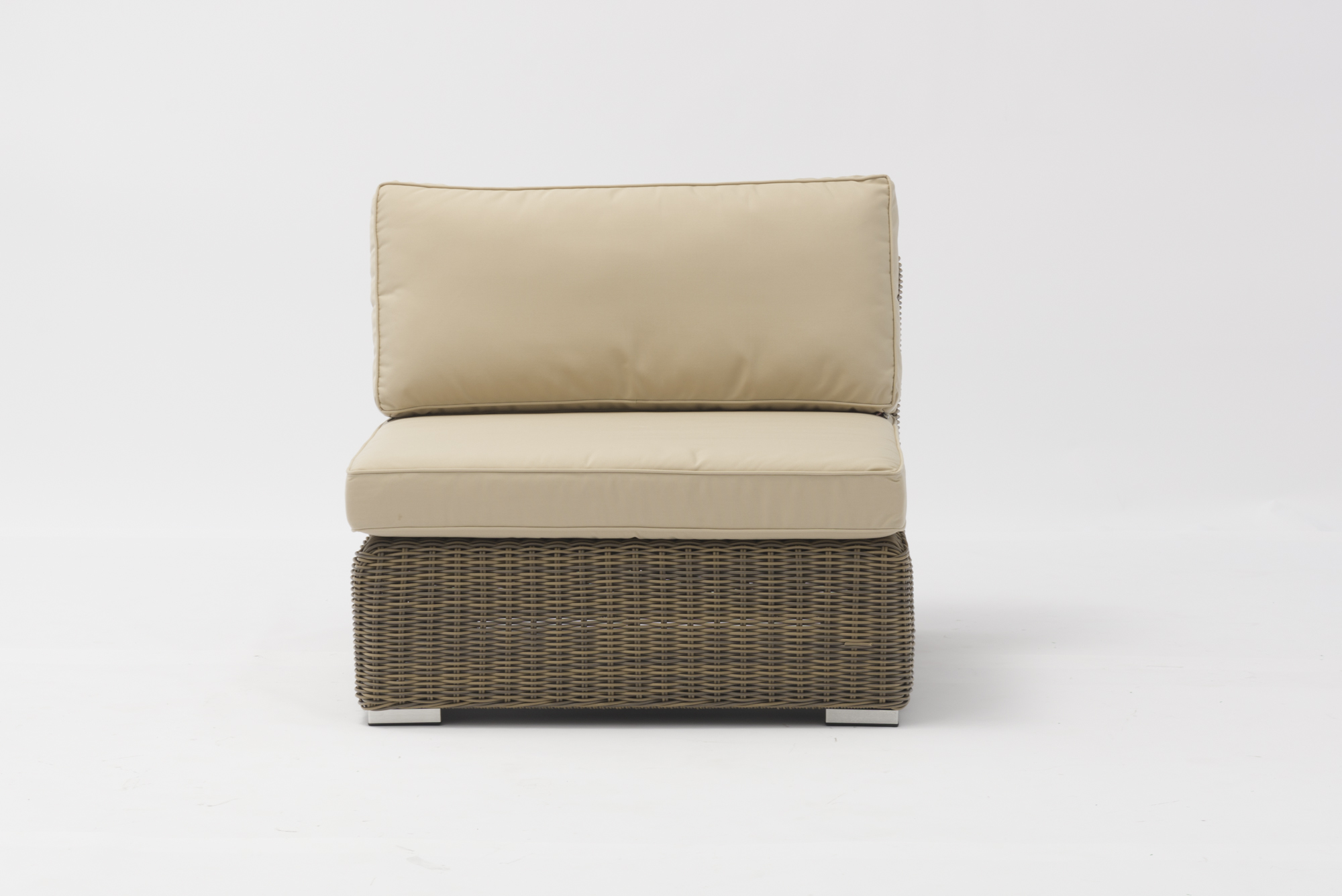 Comfortable Patio Furniture Aluminum and Pe Rattan Garden Sofa Set for Waterproof Outdoor