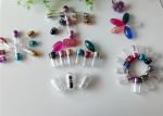 Golden Empty Capsule Shells PS Plastic 2g Clear Pill Bottles