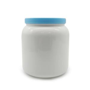 Quality Big Capacity Protein Powder White Container 2000ml Large Plastic Canisters SGS wholesale