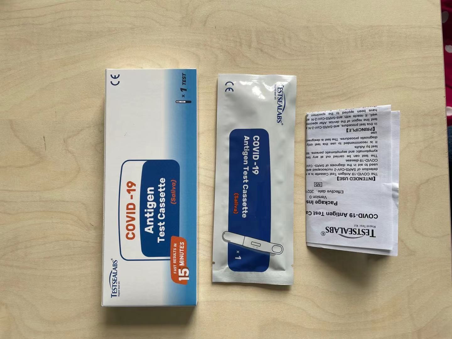 Factory Wholesale Cov-19 Kids Test Kit Antigen Rapid Test Cassette Colloidal gold Siliva Nose Saliva Test