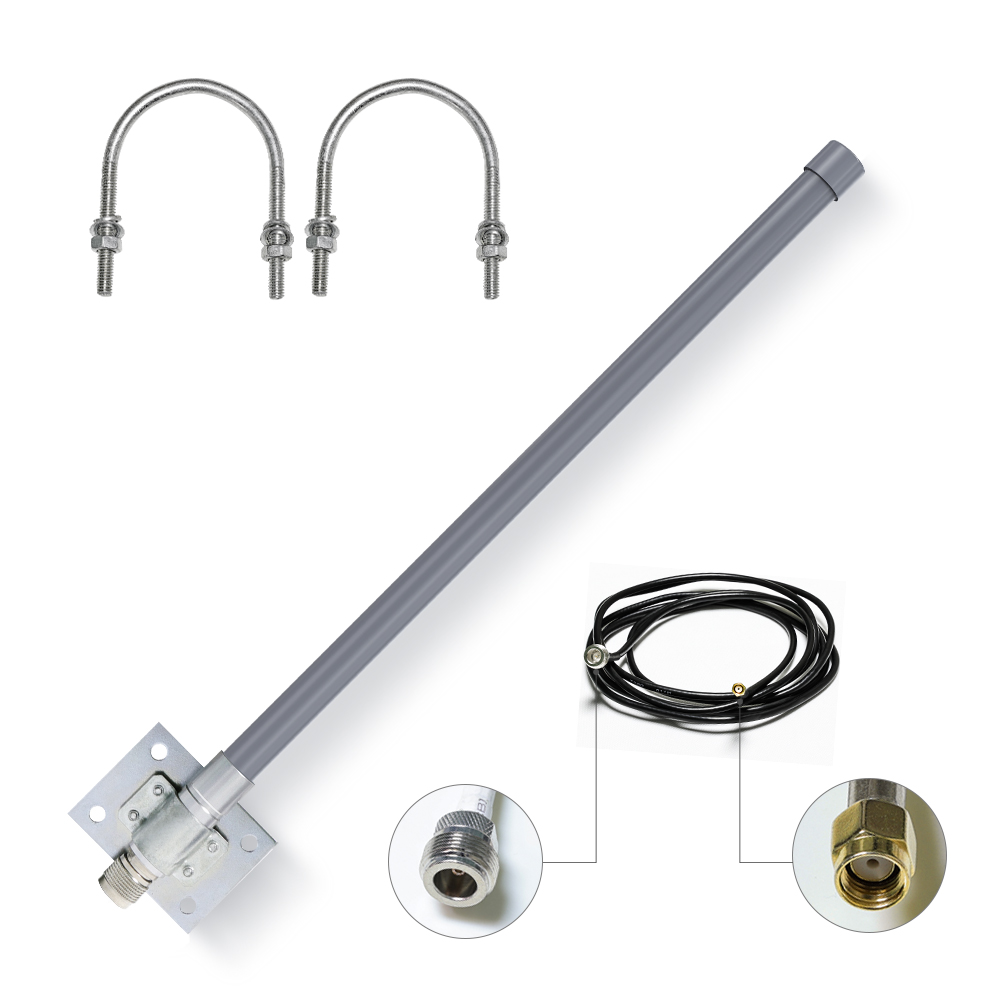 Outdoor 5.8dBi 6dBi 8dBi 15dBi 868MHz/915MHz Lora Antenna with Vertical Polarization